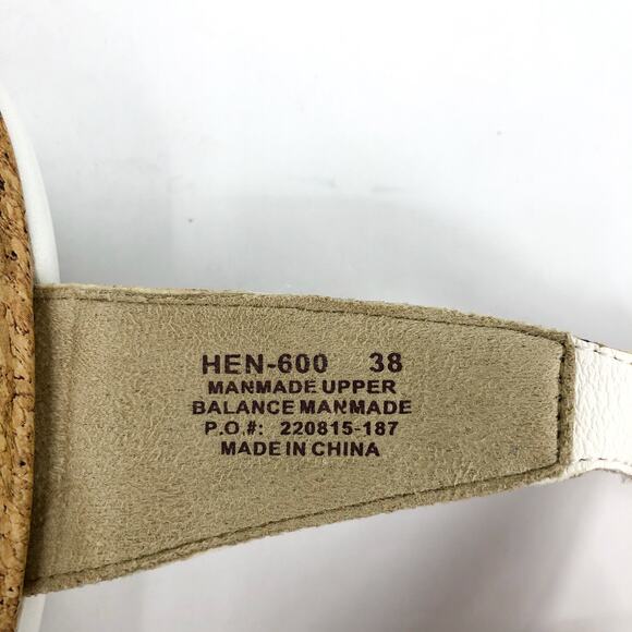 ALEGRIA Women's Henna Strappy Sandal EU 38 US 8-8.5 White Vegan Leather EUC - Picture 10 of 10